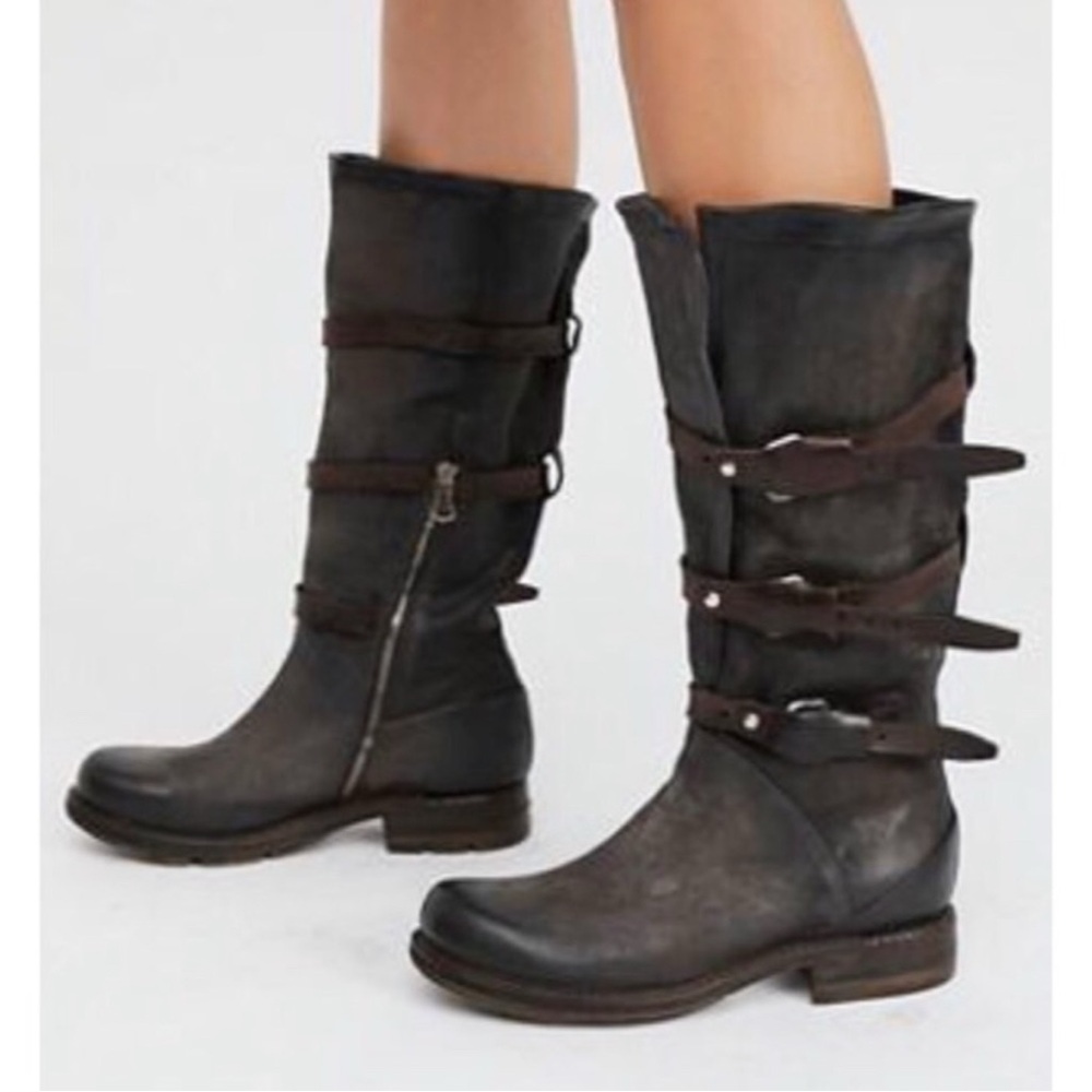 Free People A.S. 98 Bradley Midi Moto Boot - Picture 2 of 13